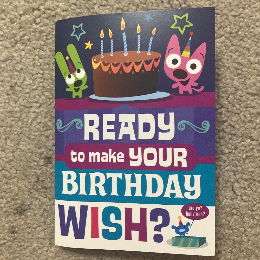 hoops&yoyo™️ - Shooting Star - Birthday Card w/ Sound and Lights